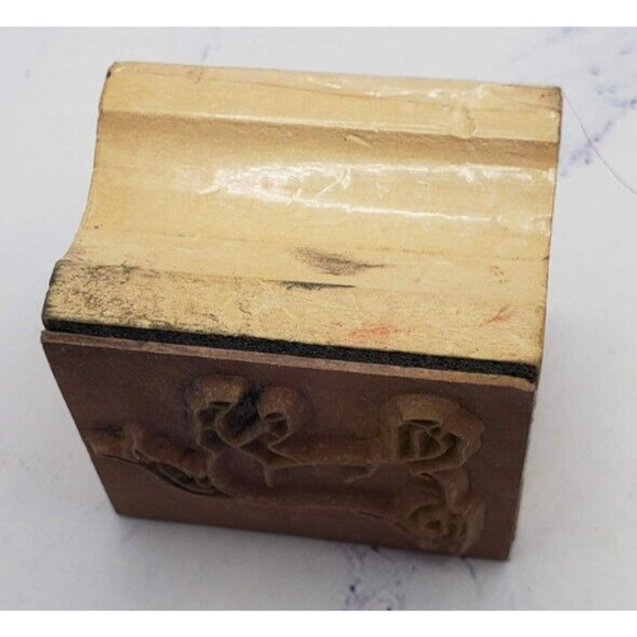 Galloping Horse Equestrian Small Wood Mounted Rubber Stamp - Picture 4 of 7